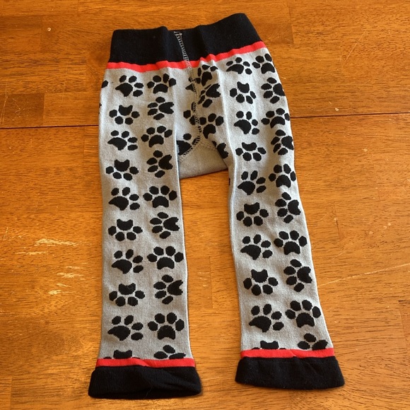 Huggalugs Kids Baby Size 6-12 Month Set of Two Knit Crawling Pants Dog Baseball - Picture 7 of 10